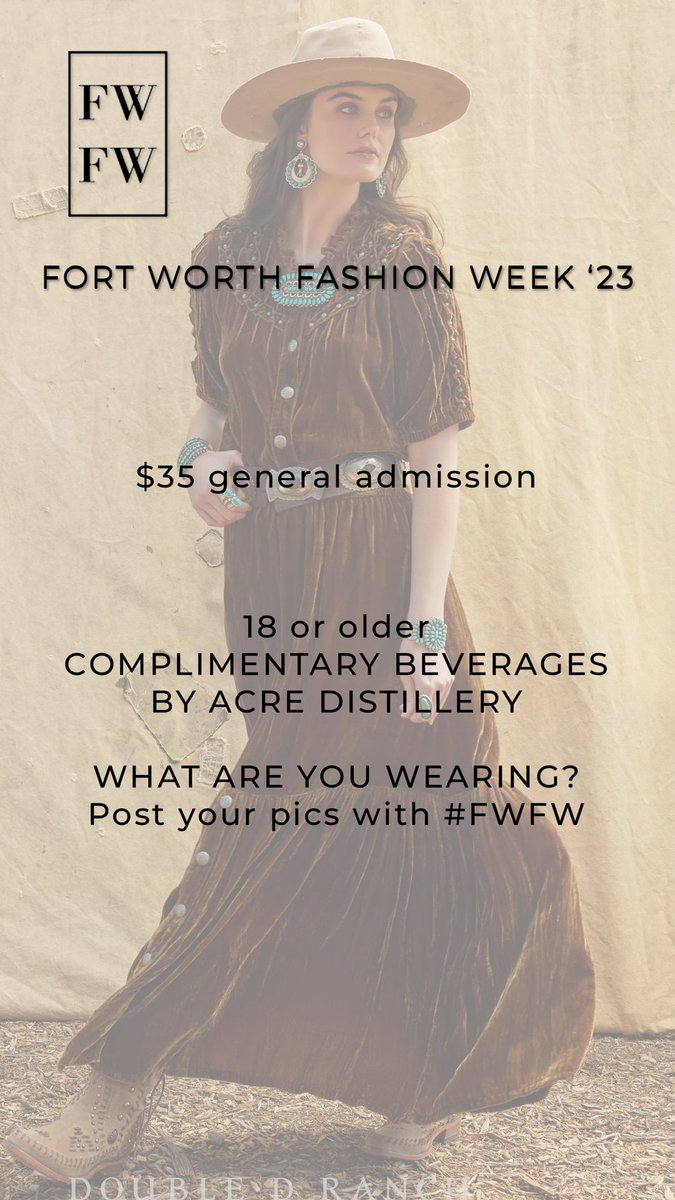 OldGringoBoots's tweet photo. For tickets, go to https://t.co/2DueCwZgl7 #FW #FortWorthFashionWeek @VisitFortWorth @VisitaFortWorth @fw_fashionweek @AcreDistilling @doubledranch_ @BacklotFW https://t.co/yBapsDY9Jl
