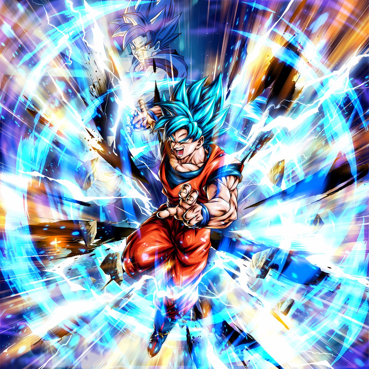 超サイヤ人ゴッド　孫悟空身勝手の極意 ４２㌢ ドラゴンボールZ ドッカンバトル」6周年記念の一番くじ登場！ 孫悟空