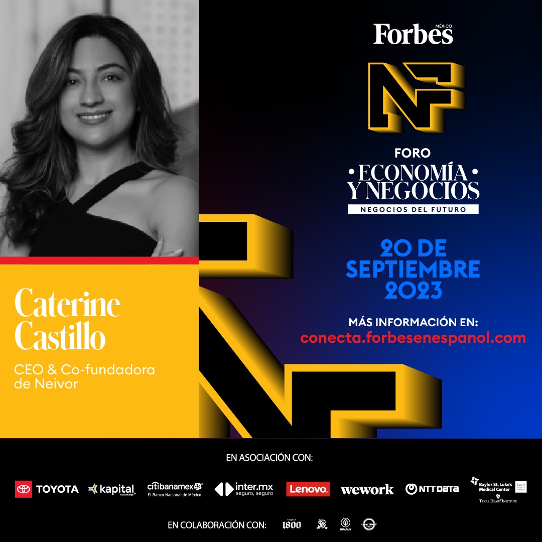 rosasglo's tweet photo. Nos vemos hoy en #ForoForbes: #EconomíaYNegocios2023 #NegociosDelFuturo
Panel: No eres tú, es mi algoritmo
♦️ Con la participación de Caterine Castillo, CEO #Neivor
🗓️ Miércoles 20 de septiembre, 13:00 hrs. https://t.co/HUgxVGsiKa
