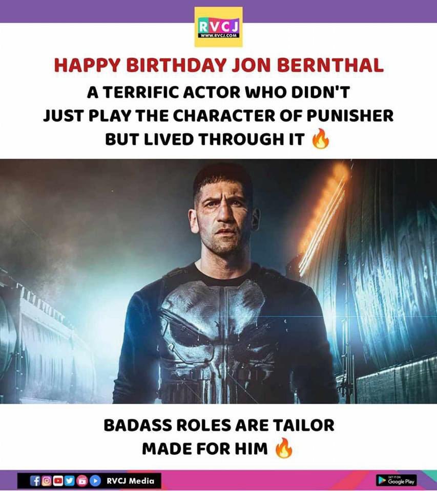 Happy Birthday Jon Bernthal

#jonbernthal #punisher #actor #rvcjmovies @jonnybernthal