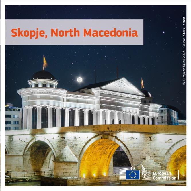 MargSchinas's tweet photo. In 2028, we shall again have a non-EU European Capital of Culture. 

Skopje (North Macedonia) will take on the mantle for a year. I am convinced that the city and the region will use this opportunity to reinforce their cultural and social ties with the EU. https://t.co/gRX5sxF4Cv https://t.co/upWUWJEj2F