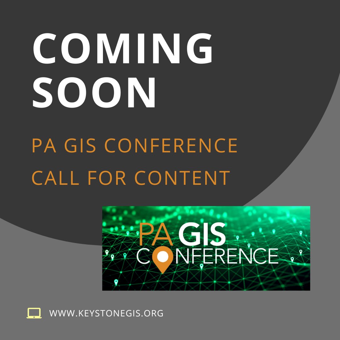 PA GIS Conference tweet media