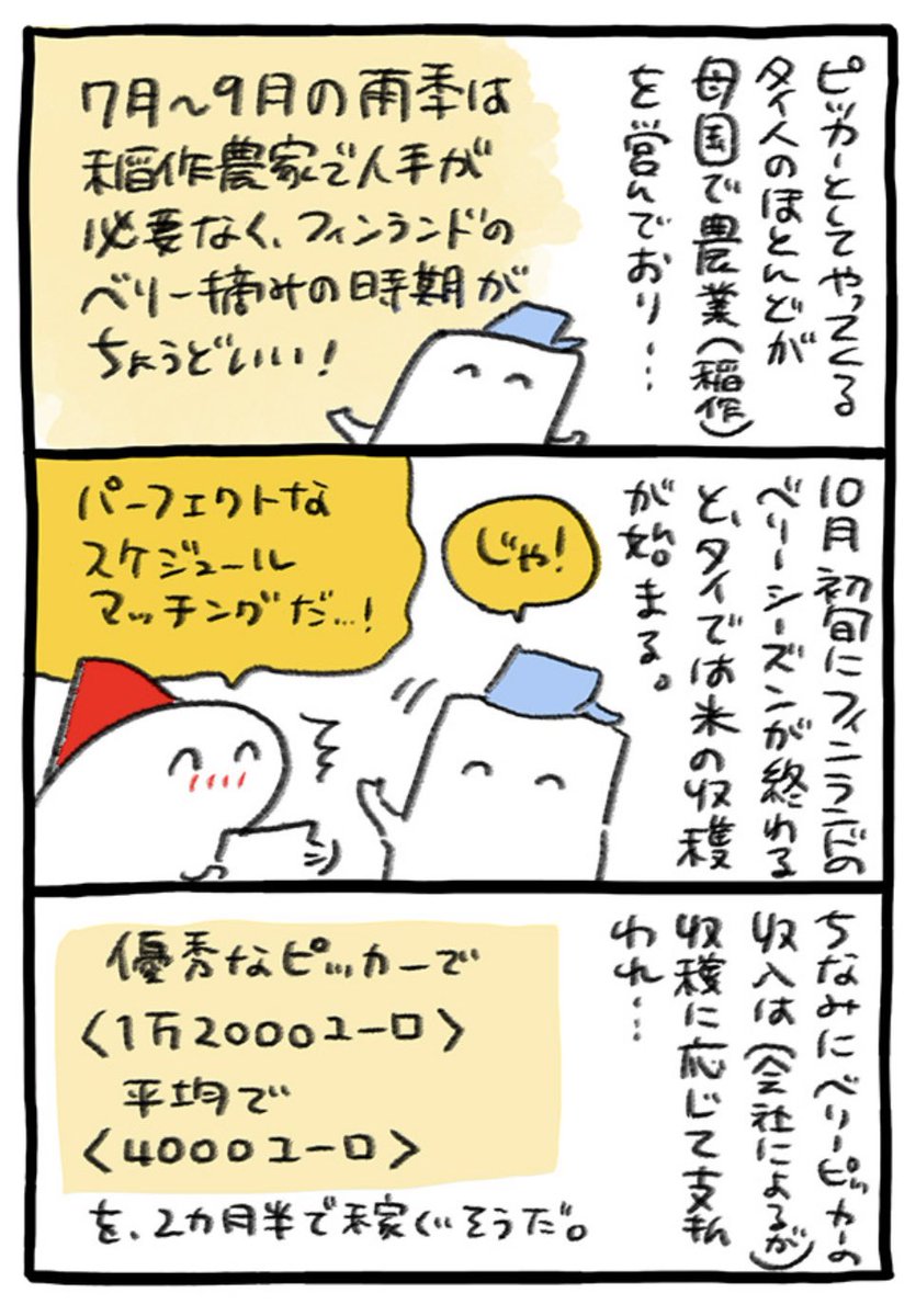 ブルーベリーピッカーのおしごと
https://t.co/49X5zBMAOY 