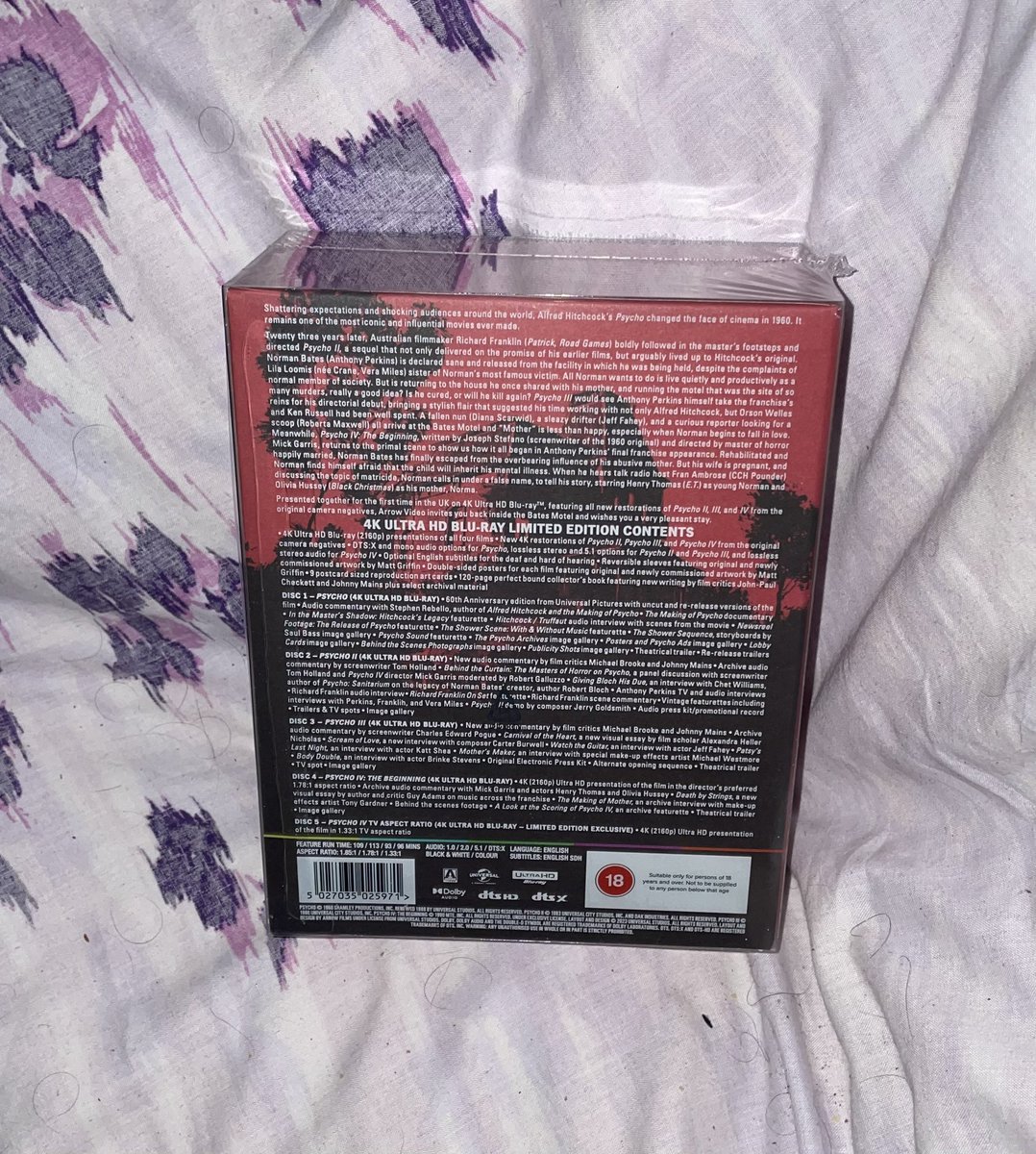 ProPhysical_m's tweet photo. #PsychoCollection #4k arrived nice and early from @ArrowFilmsVideo
It’s a lovely looking set. https://t.co/3Y2ydpPTNc