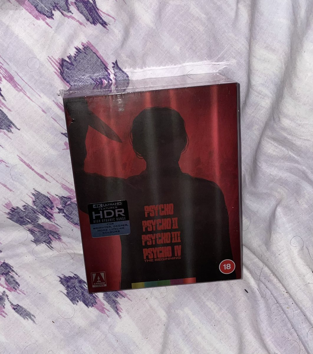 ProPhysical_m's tweet photo. #PsychoCollection #4k arrived nice and early from @ArrowFilmsVideo
It’s a lovely looking set. https://t.co/3Y2ydpPTNc
