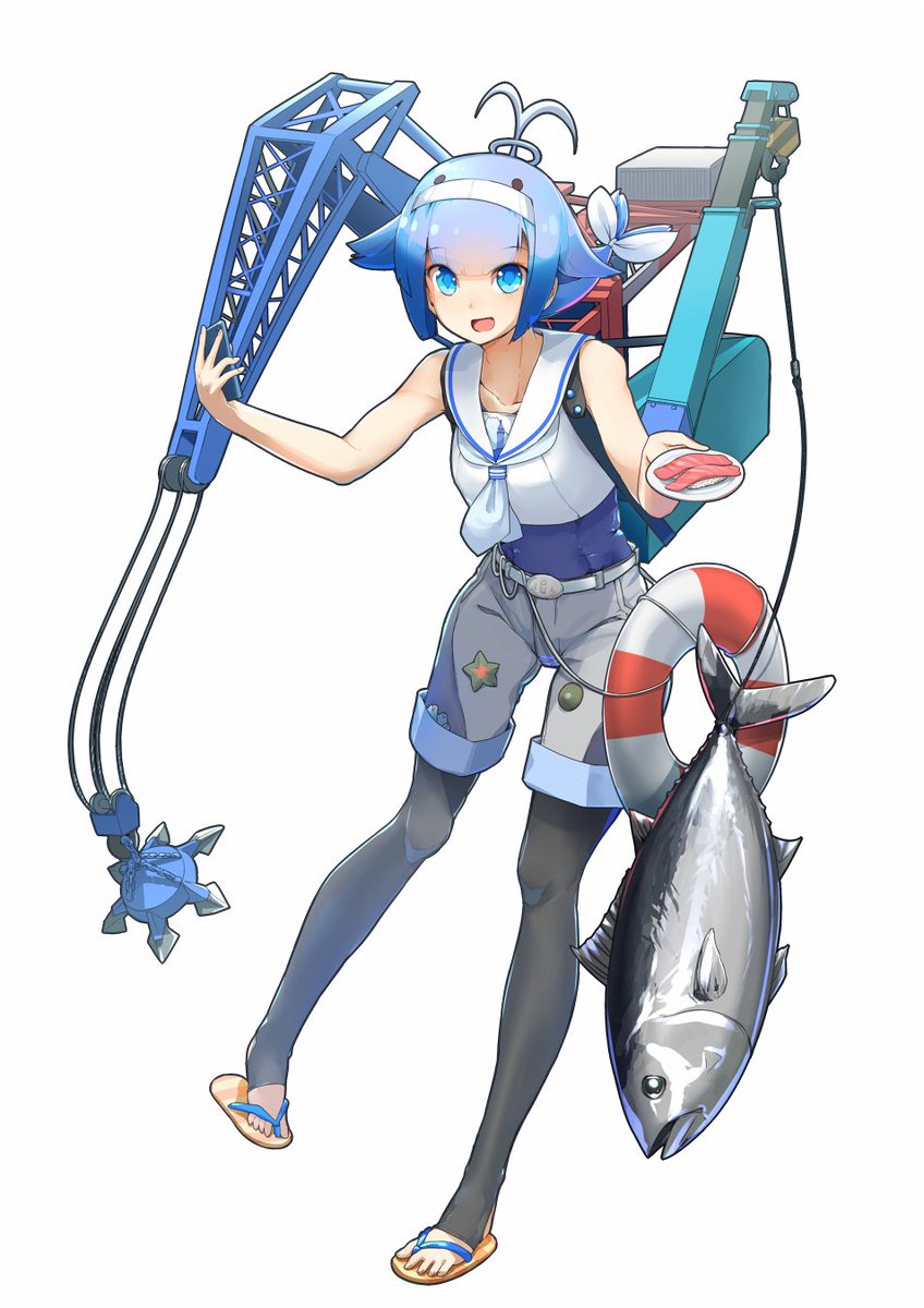 「これは当時もえしょくで応募した送電鉄塔と清水港の擬人化キャラクター 」|🚧ゆっくり北九州の人ことながの💛二パ子スタンプ販売中のイラスト