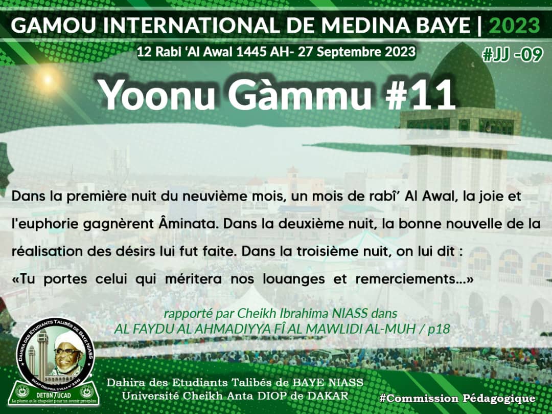 detbn_ucad's tweet photo. #Yoonu_Gàmmu
#18Septembre2023
#detbn_ucad
#la_plume_et_le_chapelet_pour_un_avenir_prospère
#medinabaye
#Gamou2023 https://t.co/VPB2tcJo4H