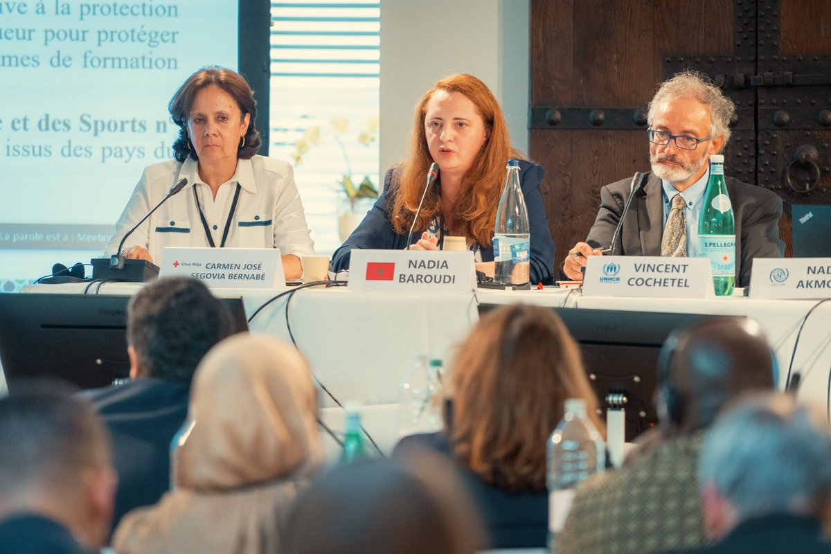 Rabat_Process's tweet image. Session 3⃣ Focus: Additional risk of children going missing along #migratoryroutes and adequate actions to be taken by States in line with the #bestinterest of the child. #missingmigrants
With @cochetel @Refugees @UNmigration @VerenaKnaus @Unicef @CruzRojaEsp, N. Baroudi, Morocco