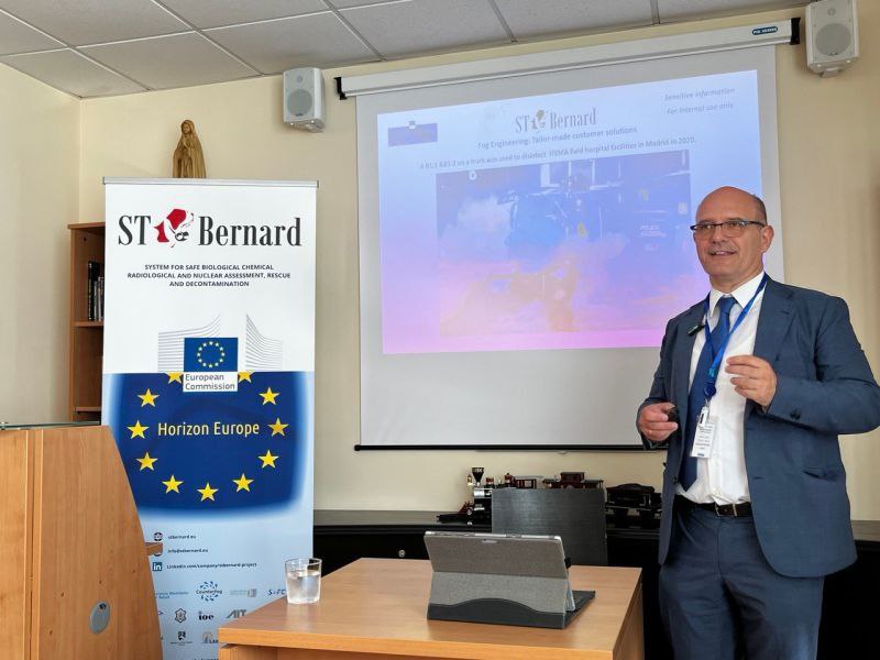 Counter_CBRN's tweet photo. 🗣️ #STBernard – 19 &amp; 20 September, the kick-off meeting of the #HorizonEurope  project was held, which will mature the emerging technologies on fast aerosol&amp;vapour sensors and fast and massive decontamination safe technologies and develop operational procedures for detection, https://t.co/2Ozhg6JP9S