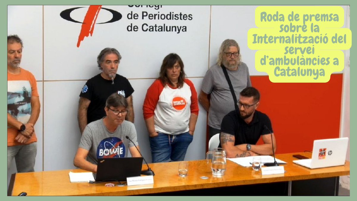 Roda de premsa dels sindicats i plataformes per la internalització del servei d'ambulàncies a Catalunya 👇

salvemlesambulancies.org/roda-de-premsa…
