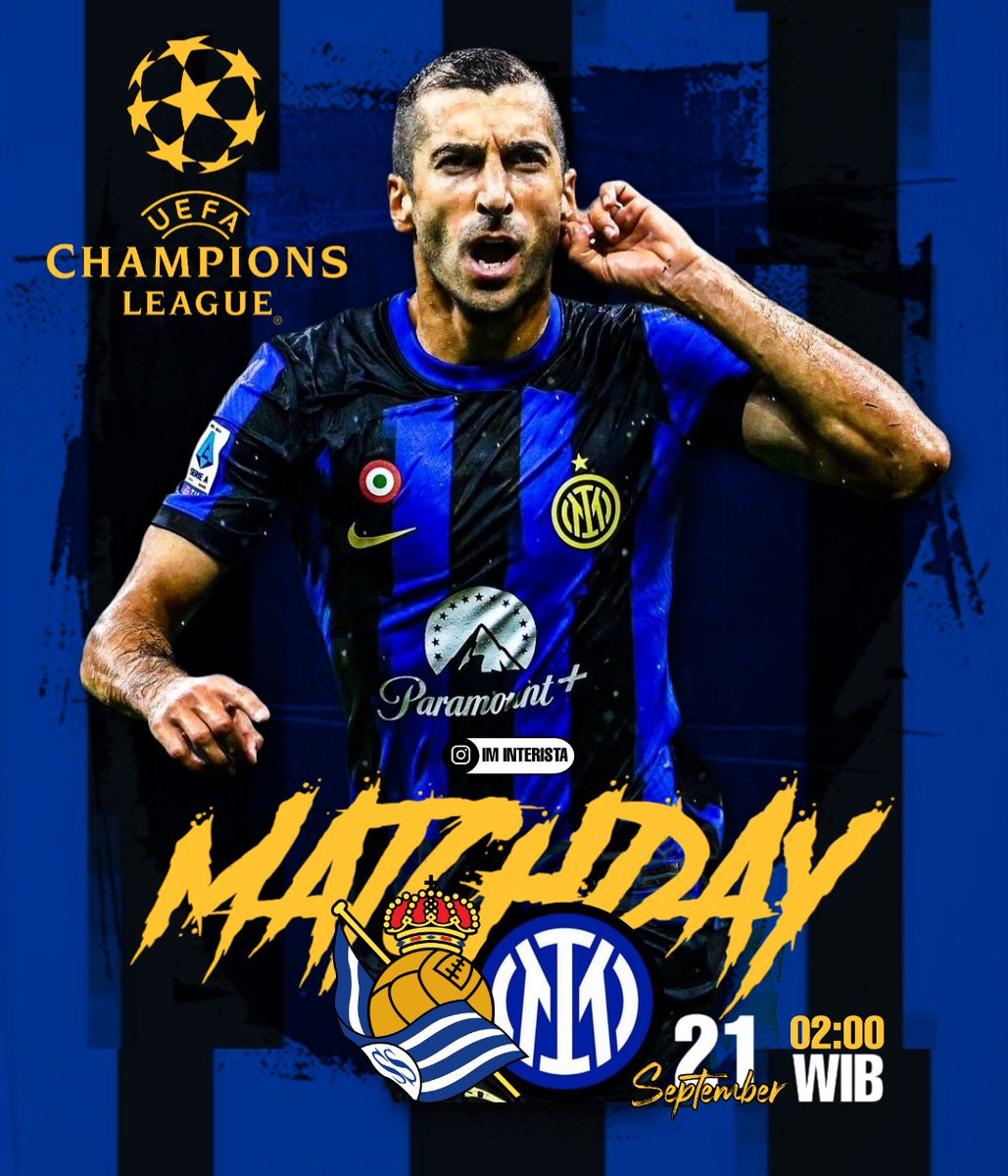 Inter Day 🔥🔥🔥

Tapi nobar OFF dulu ya 🙏

Sampai jumpa di nobar berikutnya 👋

#Inter #Nerazzurri #IMInter #IMMilano #IMNerazzurri #ForzaInter