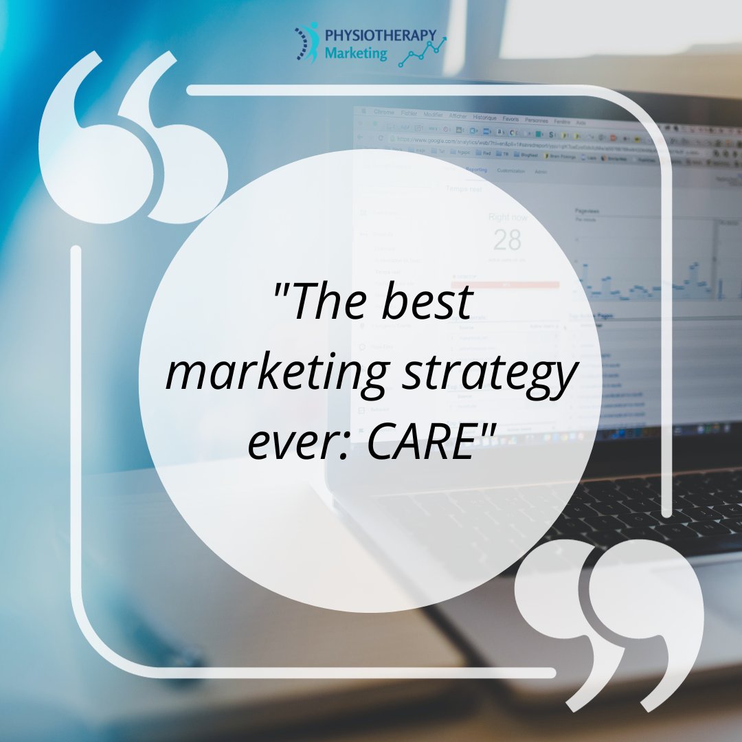 👩‍⚕️ In the world of #PhysiotherapyMarketing, there's no strategy more effective than genuine CARE. When you prioritize your patients' well-being, trust builds, and success follows. 🌟
#PatientCare #HealthcareSuccess #Physiotherapy #CaringTherapists #TrustInTreatment'