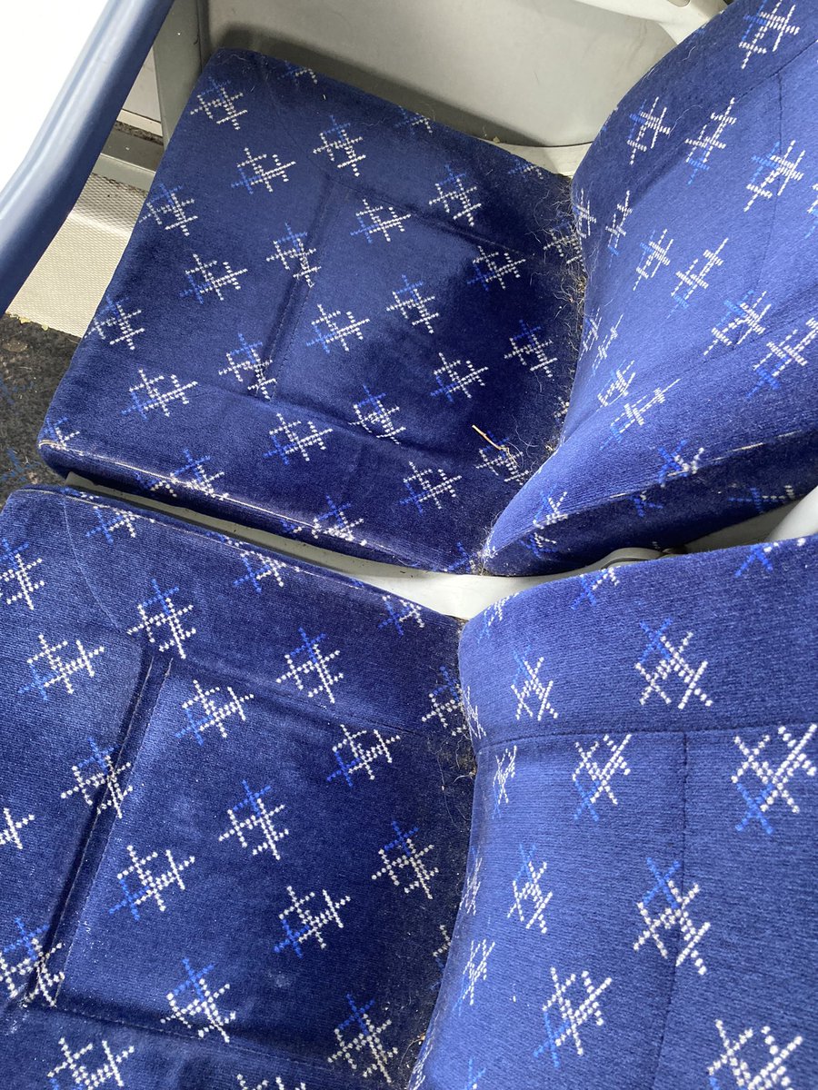 sillyweeowl's tweet photo. @ScotRail you might wanna give the seats a hoover now and then 😱😱 carriage 52442, tbh  the other ones weren’t much better in the other carriages 😭😭 https://t.co/NIfrc13d61