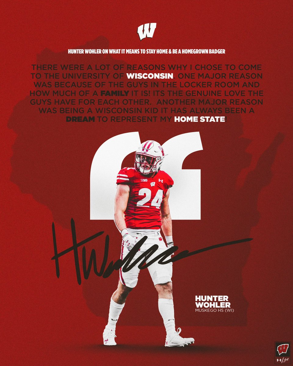 B1G Defensive Player of the Week @HunterWohler on what it means to represent for his home state! #HomegrownBadger #JumpAroundMadTown