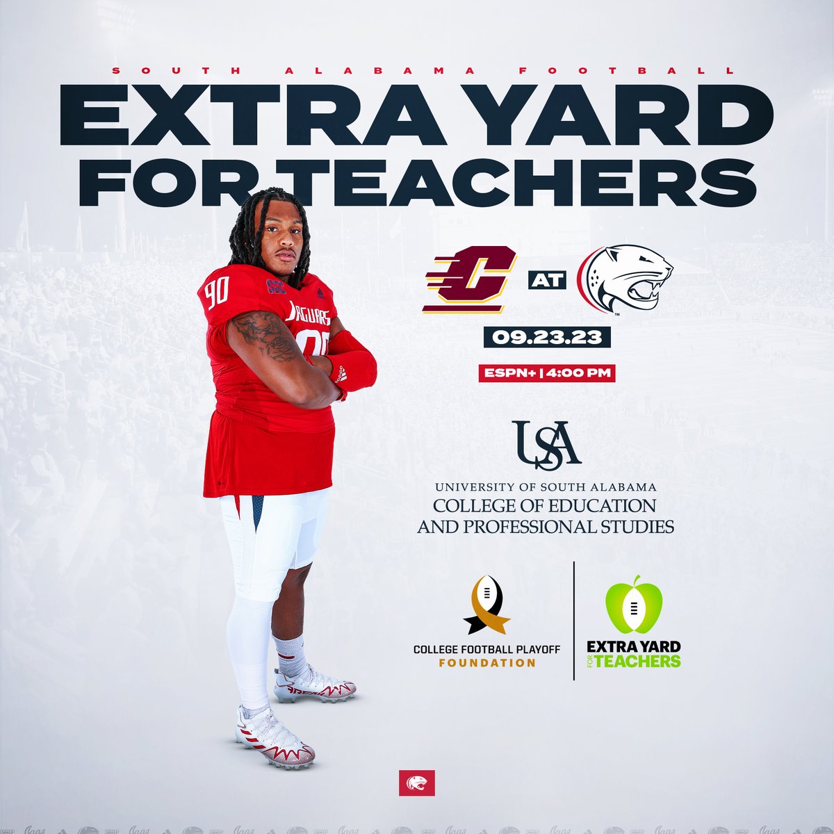 SouthAlabama's tweet photo. Celebrating our teachers this weekend ‼️ 

#OurCity https://t.co/uM19X0vGCg