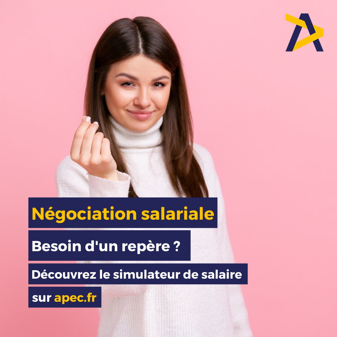 [Évaluer votre salaire] Vous vous questionnez sur votre salaire ? Vous souhaitez vous renseigner sur les #rémunérations pratiquées sur votre #marché ?
✅ Avec le simulateur de l'<a href="/Apecfr/">Apec.fr</a>, vous pouvez estimer le #salaire de 46 fonctions #cadre
👉 + d'infos : bit.ly/3jg0YqU