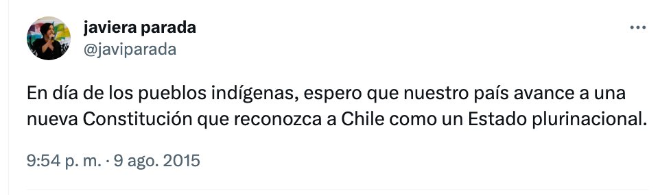 fotohistoriacl's tweet photo. Javiera Parada en 2015. https://t.co/L7BNC7yTxr