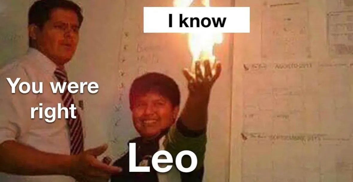 Leo_Tweets's tweet photo. #Leo facts 👏🏼 https://t.co/YCDXX0pzBy