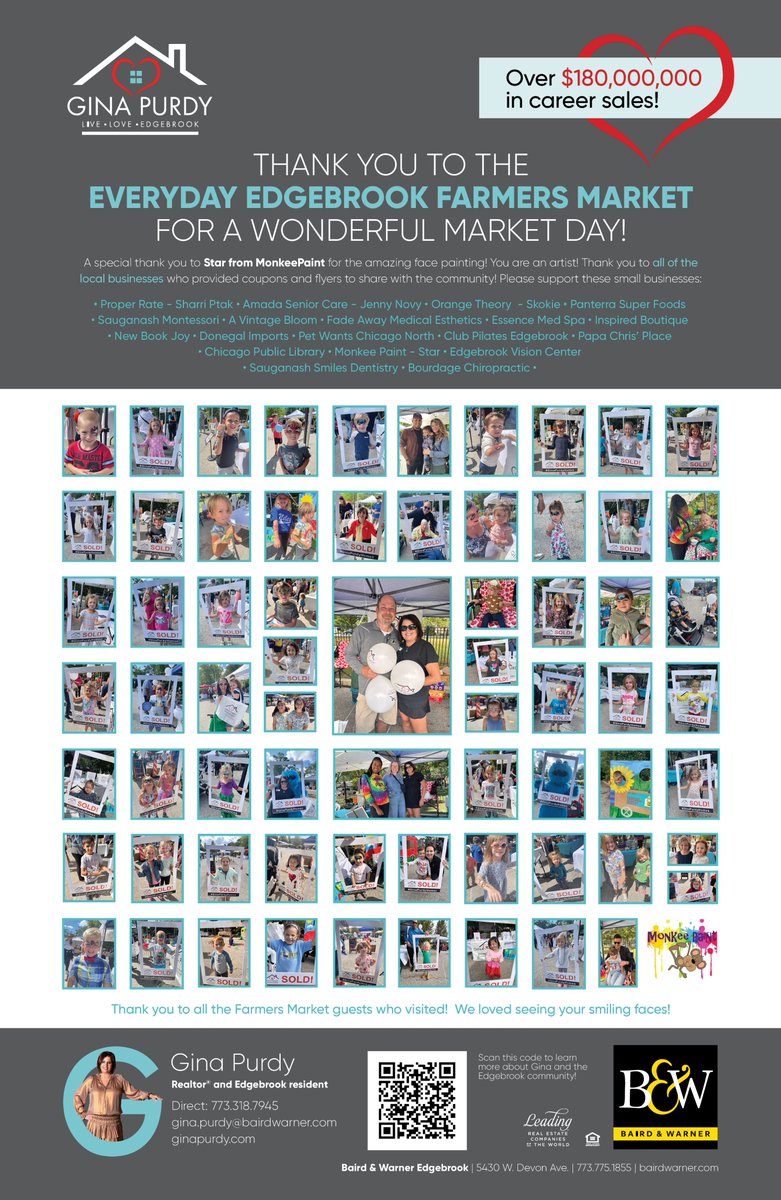 PurdyGina's tweet photo. Grab your #NadigReporter from Saturday to see all the pics up close! Thank you so much to Everyday Edgebrook for the Farmers Market sponsorship! https://t.co/3VHyQWWCLz