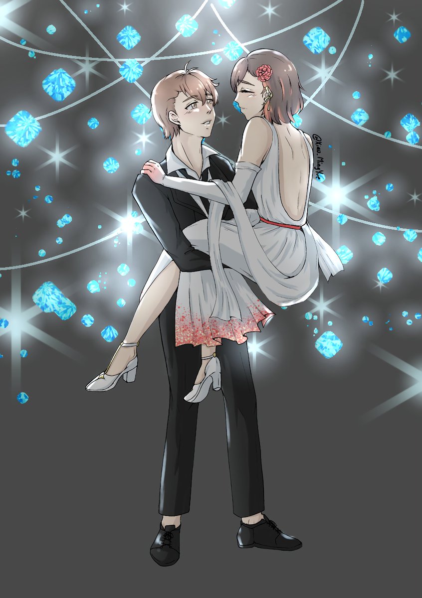XiaoMingYue4's tweet photo. Finally I was able to paint this, the drawing of the #YakuEiWeek2023
😭😭😭
I hadn't had the time to finish it https://t.co/6Mp9pHsOvl