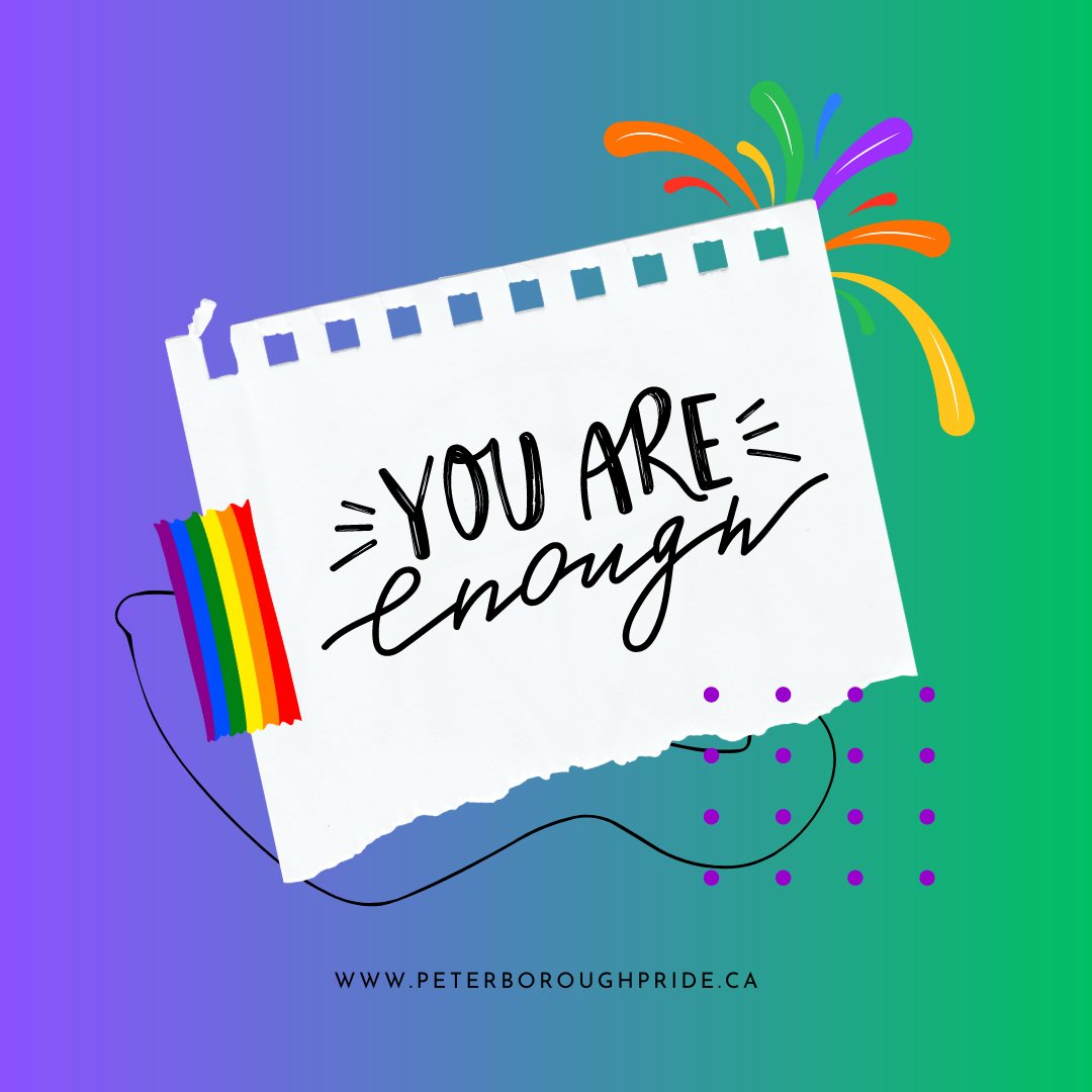 With the rise in hate and protests across the country today, we want to remind you that YOU ARE ENOUGH.

You are valid.

You deserve care. You deserve love, understanding and support.

On a day that is full of so much hate, know that there are so many of us here to fight for you
