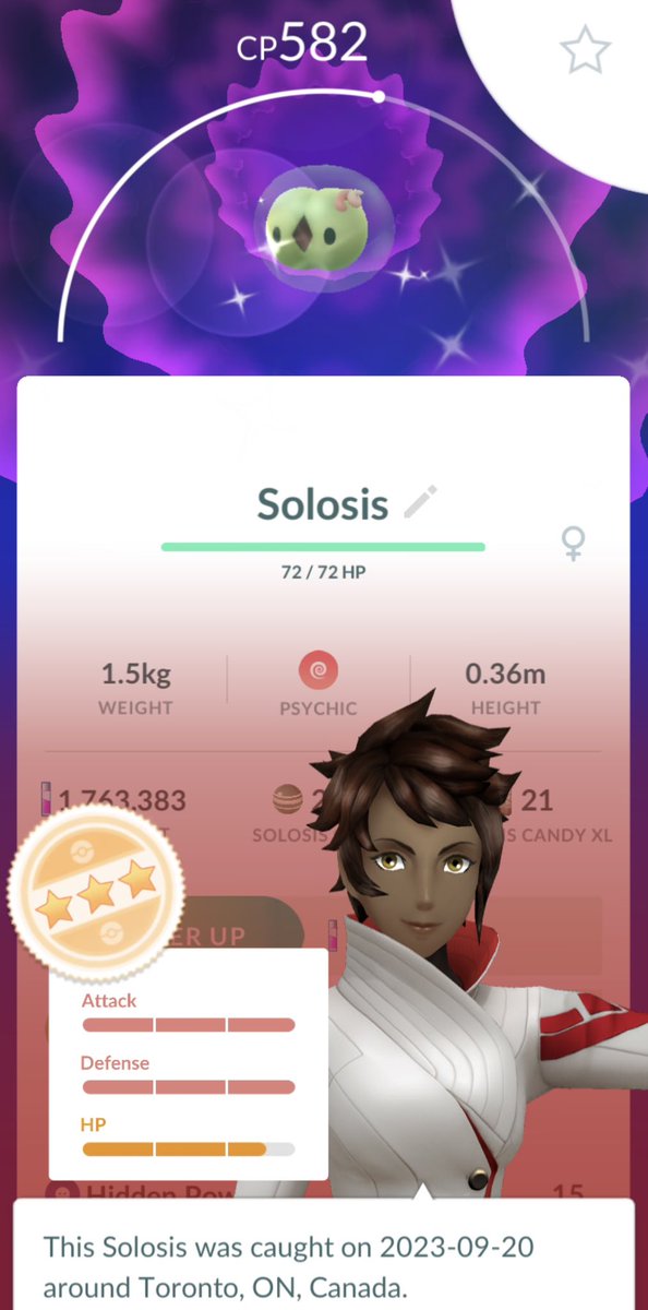 easel_weasel's tweet photo. ✨✨SHINY SOLOSIS✨✨
Times research came in clutch for this event! 
How’s everyone else doing so far!? 

#PokemonGo #Shinyhunter #PokemonGoApp #Pokemon https://t.co/695qcYMT22