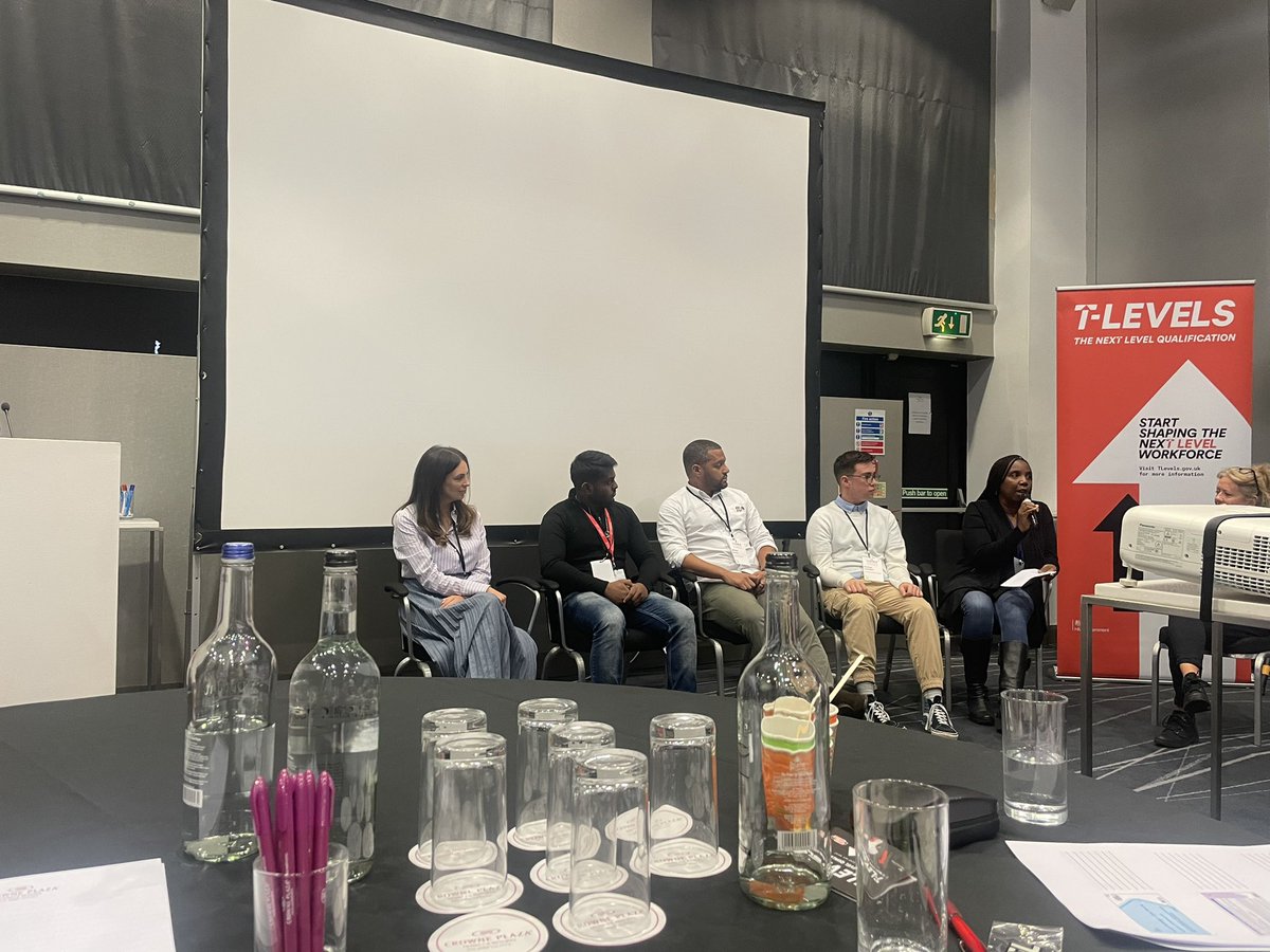 Today I was part of a panel at an event about #TLevels (worth 3 A levels) I was invited as an employer because despite being a small social enterprise, I have been able to host industry placements for students