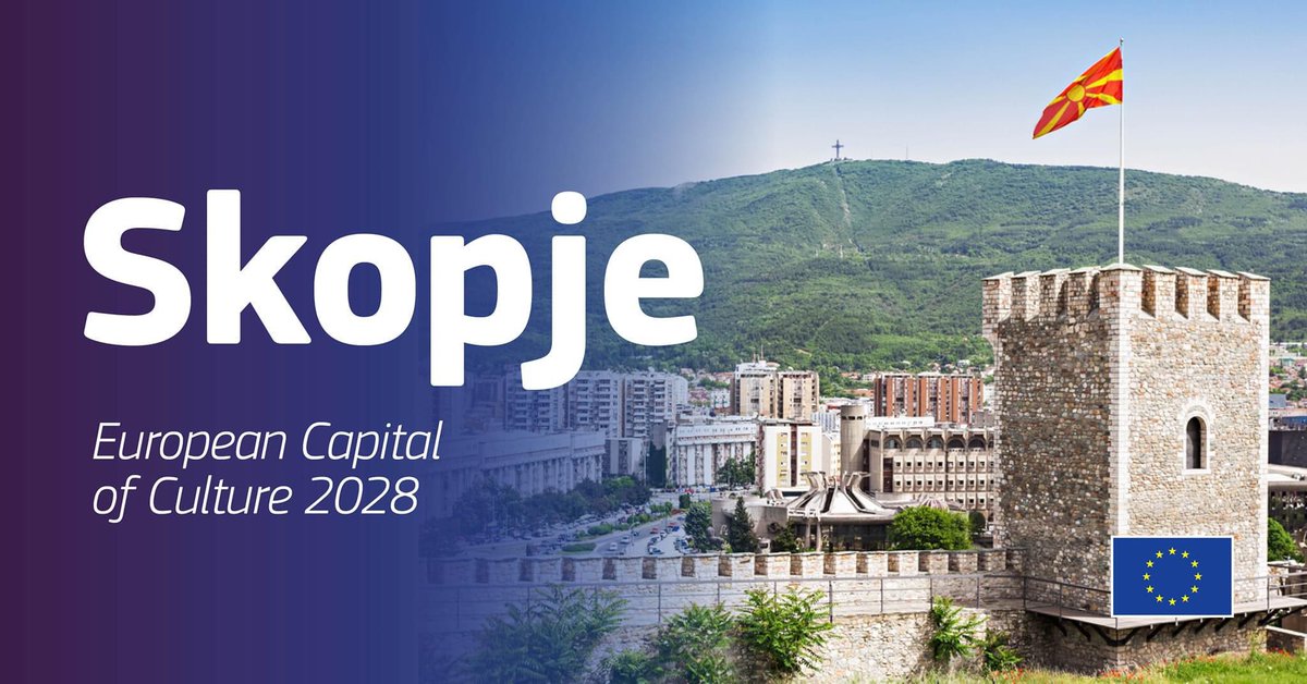 📣 It's official! #Skopje 🇲🇰 is selected as 2028 #EuropeanCapitalOfCulture! A well-deserved honor for a city rich in history, art, and creativity. 🌆 Skopje, get ready to shine on the #Europe stage! 🌟 Find more ⤵️ macedonia-timeless.com/eng/cities_and… @europe_creative