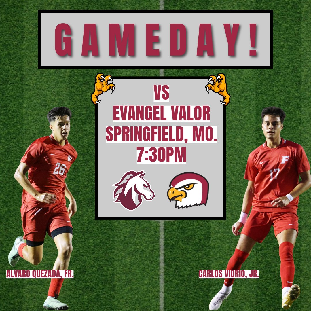MEN’S SOCCER GAMEDAY!!⚽️⚽️⚽️
Friends Falcons vs. Evangel Valor
📍Springfield, Mo.
⏰ 7:30PM
📺 kcacnetwork.com
📊 tinyurl.com/msu5p2e7
Talons Up!
#friendsfalcons #talonsup #winfalcons
