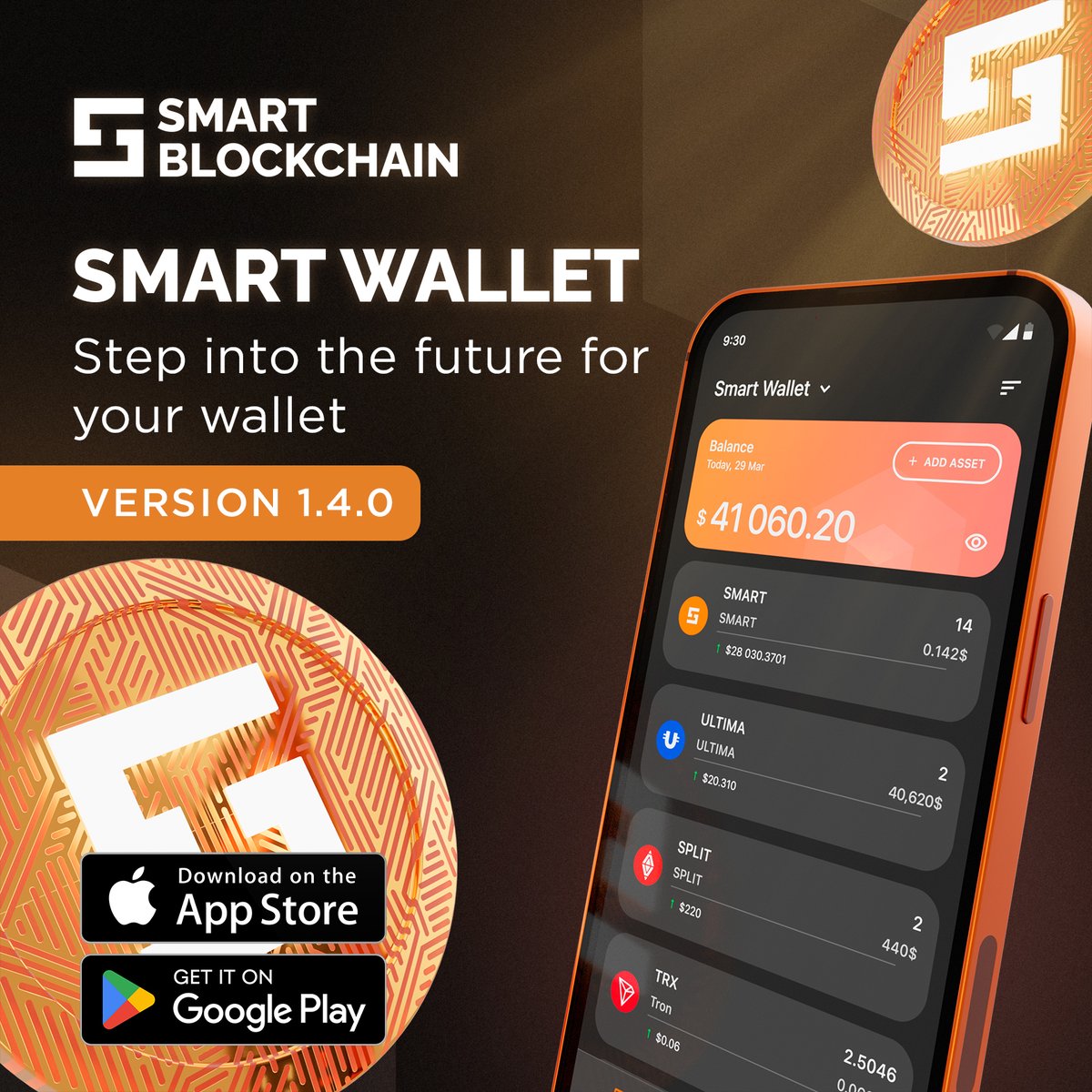 SmartNetwork27's tweet image. 🔥 #SMARTWALLET IS AVAILABLE IN THE APP STORE 

Its primary strengths lie in security, anonymity, and user-friendliness. No extra expenses or limitations — simply create your wallet and switch between your digital assets!

▶️apps.apple.com/us/app/smart-w…