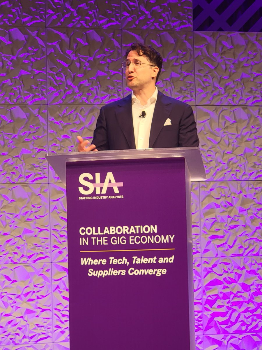 “Some may dismiss the historical significance of ChatGPT – after all generative #AI technology has been around for years – but I do think we’re going to look on this as the key inflection point when AI transforms everything we do.” – Brian Wallins

#SIAGigE #staffing #gigeconomy