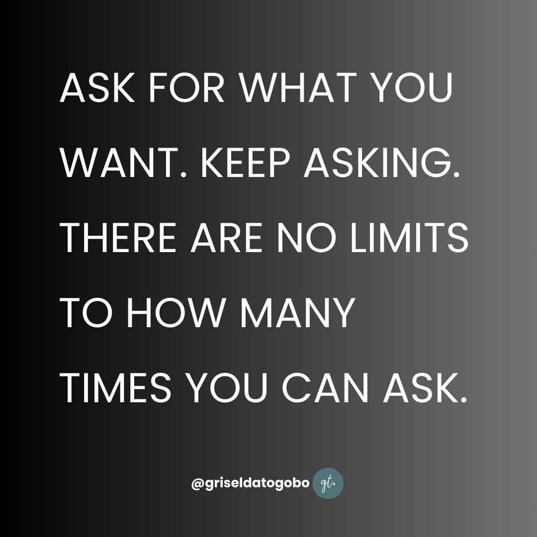 Never stop asking! There are no limits. #NoLimits