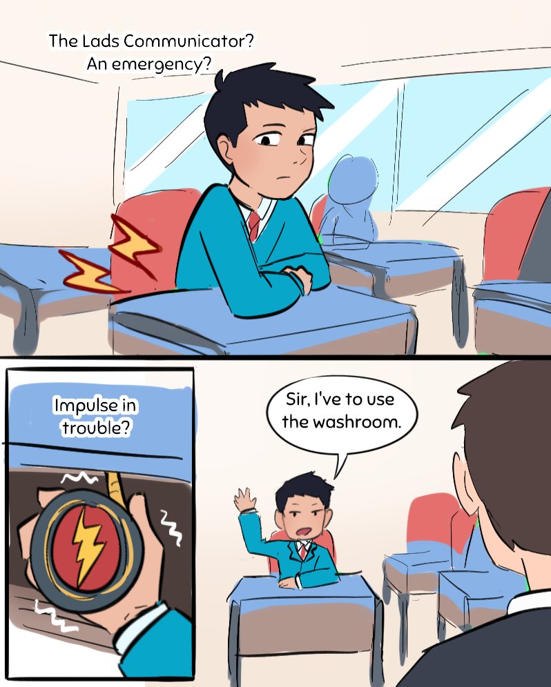 ottykyun's tweet image. Dami doesn't like that the Lads Comm is not being used correctly.

#damianwayne #bartallen