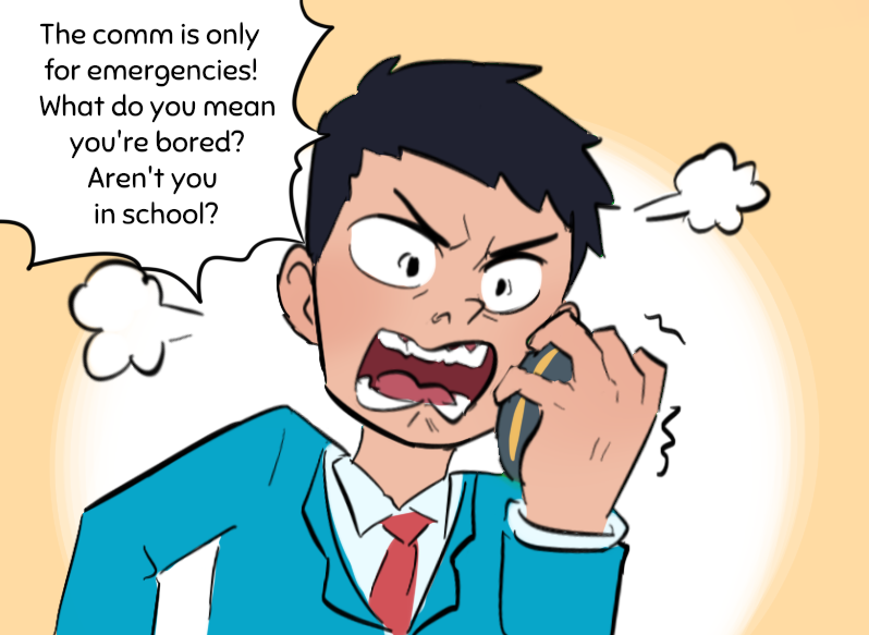 ottykyun's tweet image. Dami doesn't like that the Lads Comm is not being used correctly.

#damianwayne #bartallen