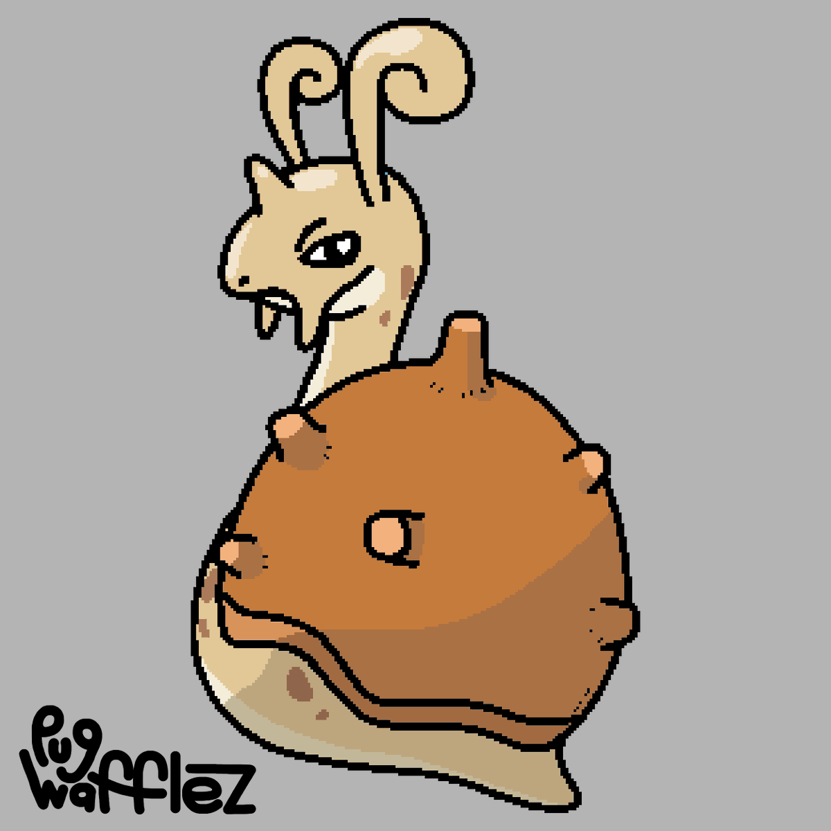 PugWafflez2's tweet photo. Laprasnail (Ground/Rock), convergent Lapras!

Based on garden snails 🐌

[ #pokemon #fakemon #convergentpokemon #creaturedesign #lapras ] https://t.co/PdDAAC6E6r