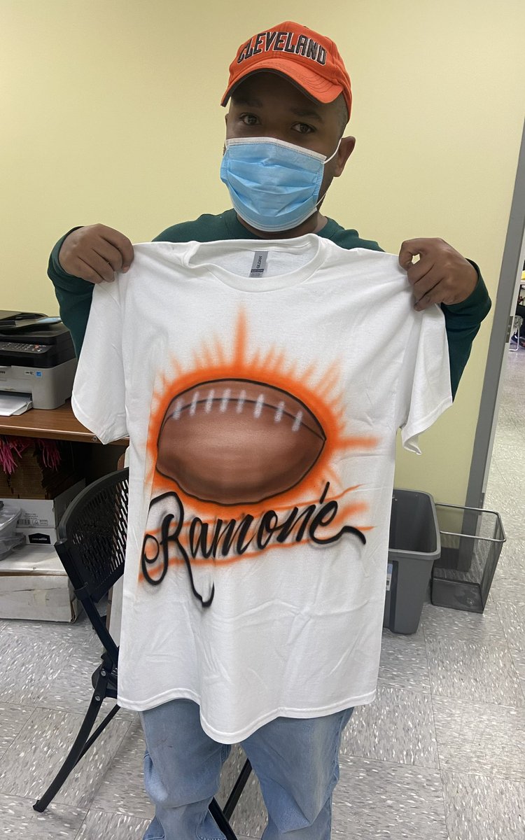 whitehousewow's tweet photo. Our day hab crafted their own airbrushed shirts! Swipe to see some of their creative designs. 🖌️ https://t.co/HVLhFhrtfY