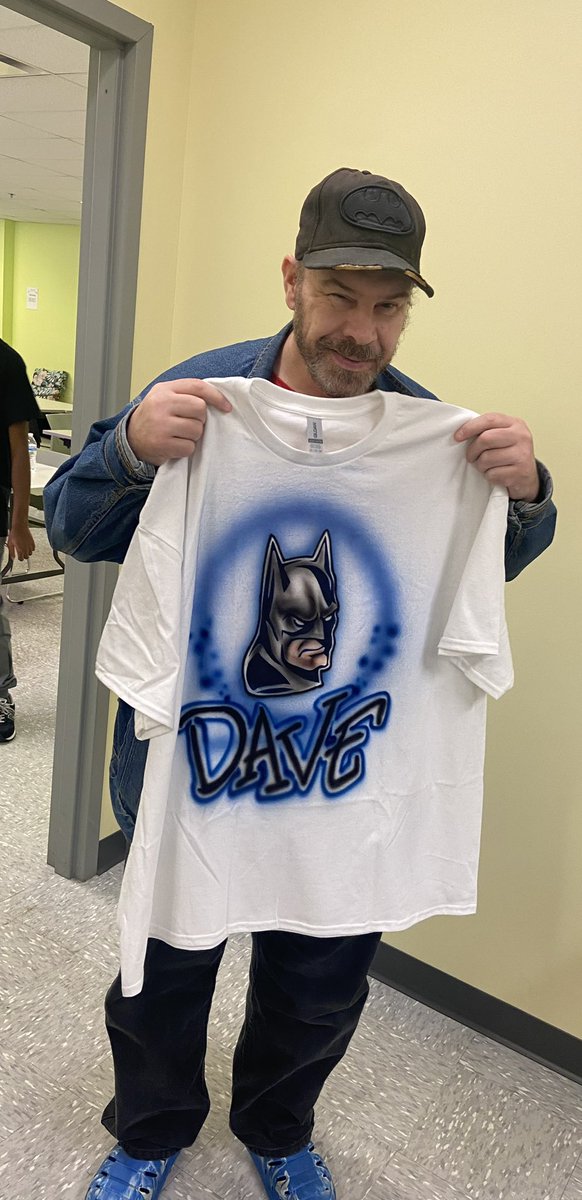 whitehousewow's tweet photo. Our day hab crafted their own airbrushed shirts! Swipe to see some of their creative designs. 🖌️ https://t.co/HVLhFhrtfY
