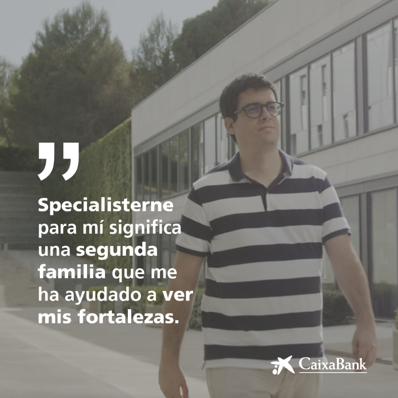 caixabank's tweet photo. En CaixaBank colaboramos con @SpecialistsES para lograr una sociedad más inclusiva, formando y buscando oportunidades a personas neurodivergentes con #DiversosTalentos. ¡Conoce más sobre el proyecto! ➡️ https://t.co/Fl2ujzC0Bi

#Specialisterne #Wengage