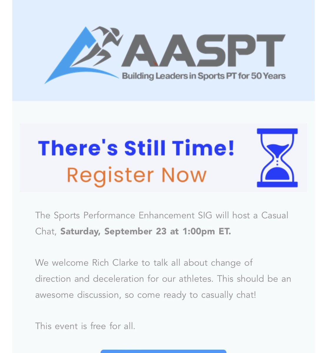 AASPT Sports Perform SIG tweet media