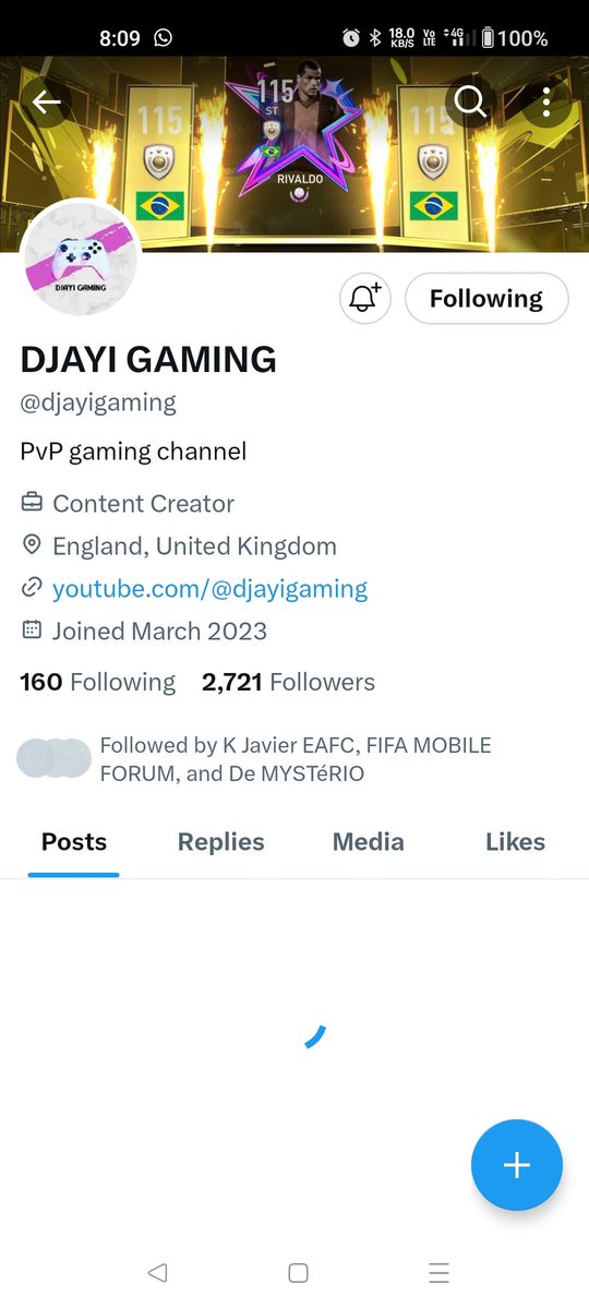 ManotSaumya's tweet photo. @FIFAMobileForum @djayigaming Done !! Though I didn't win any giveaways this season. I give it a last try https://t.co/eqfUwBEIDn