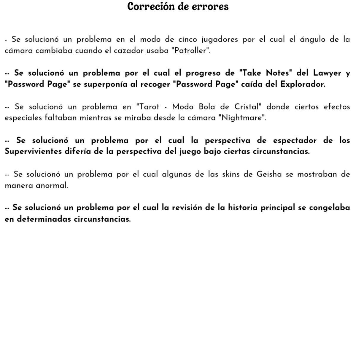 mindsmain's tweet photo. [Notas del parche - 20/09/23]
Mantenimiento con servidores abiertos 
Inicia: 7 p.m. (hora del servidor)
Finaliza: 8:30 - 9:00 p.m. (hora del servidor) https://t.co/VCynKDzgBK