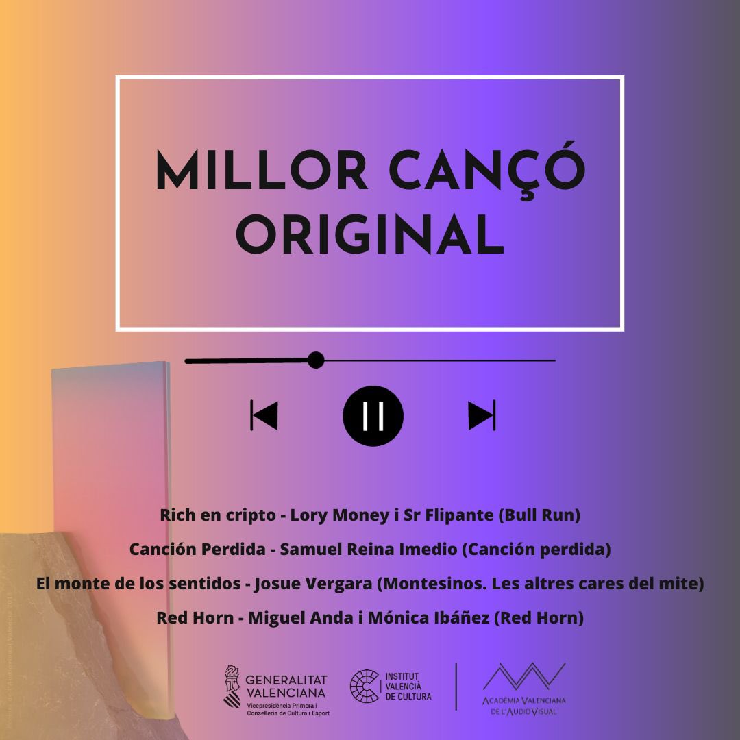 🆕 Saps que en aquesta sisena edició dels #PremisBerlanga estrenem un guardó per a reconéixer la Millor Cançó Original?

🎶 Vols escoltar les quatre obres candidates? No sonen gens malament!

🗳️ I, si eres acadèmic o acadèmica, no t'oblides de votar!

🔗 linktr.ee/premisberlanga…