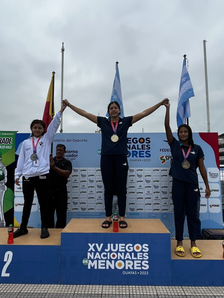 Fede_Guayas's tweet photo. ¡🏊‍♀️🥇y 🥉 GUAYAS🏊‍♀️!

Evento 23, 100 m. estilo libre femenino

🥇Luciana Piechestein 
🥉Danna Maggy

#GuayasCompite🏆 https://t.co/J9jpb3fMcj
