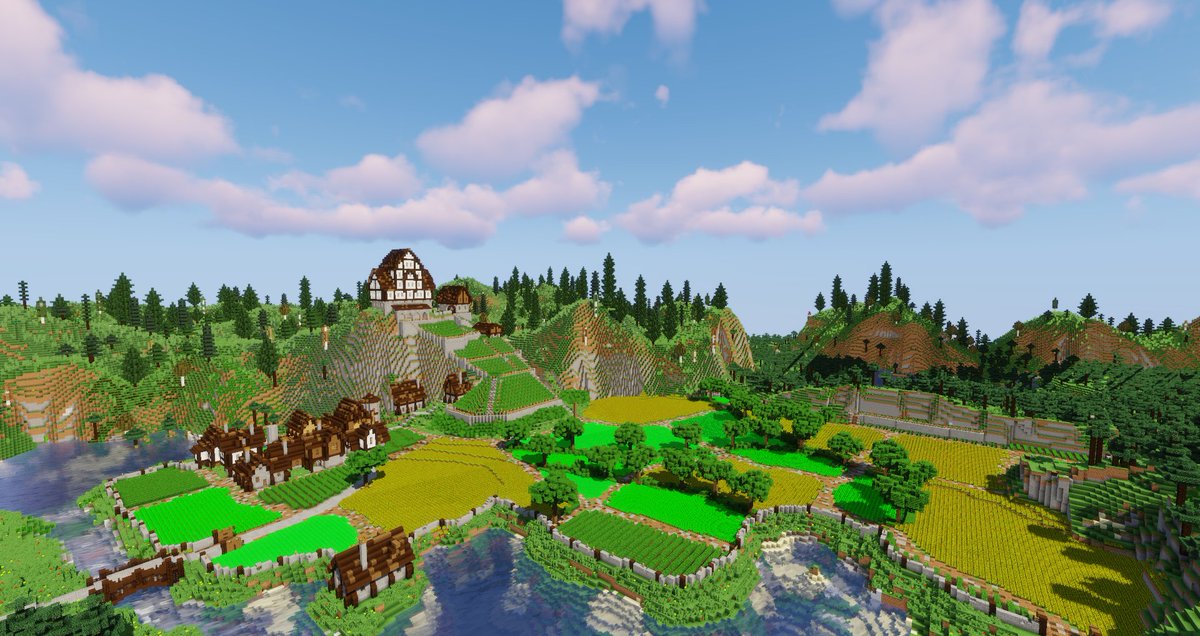 Angustus2's tweet photo. Ein kleines Dorf
#Minecraft
#Minecraftbuilds https://t.co/Bh8qBOPkuG