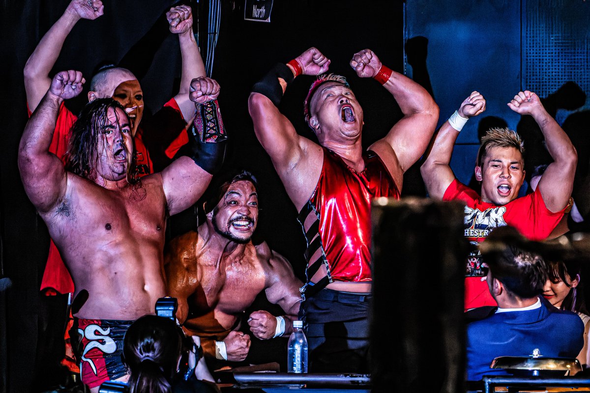 NAPP0Nxxx's tweet image. 今日はハヤト欠場で残念でしたが、助っ人のバルクが半端なさ過ぎて最高でした！
#クワイエット・ストーム　#KAZMASAKAMOTO #関本大介 #河上隆一 #チェック島谷
2023 9.20 #GLEAT 新宿FACE
#bjw