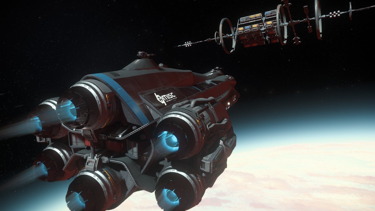 The787Centauri's tweet photo. What an absolute unit 

#StarCitizen #HullC #MiscHullC
@RobertsSpaceInd https://t.co/zTFl7PFalX