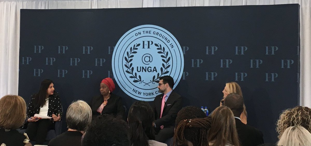 “We have a debt to LMIC communities at most risk from the #climatecrisis whose resources we have stolen” Strong response from @_AnilSoni following calls for debt review to fund #climatechange #health adaptation from @AwaMCollSeck during @ForeignPolicy 'Time to Adapt' forum @UNGA