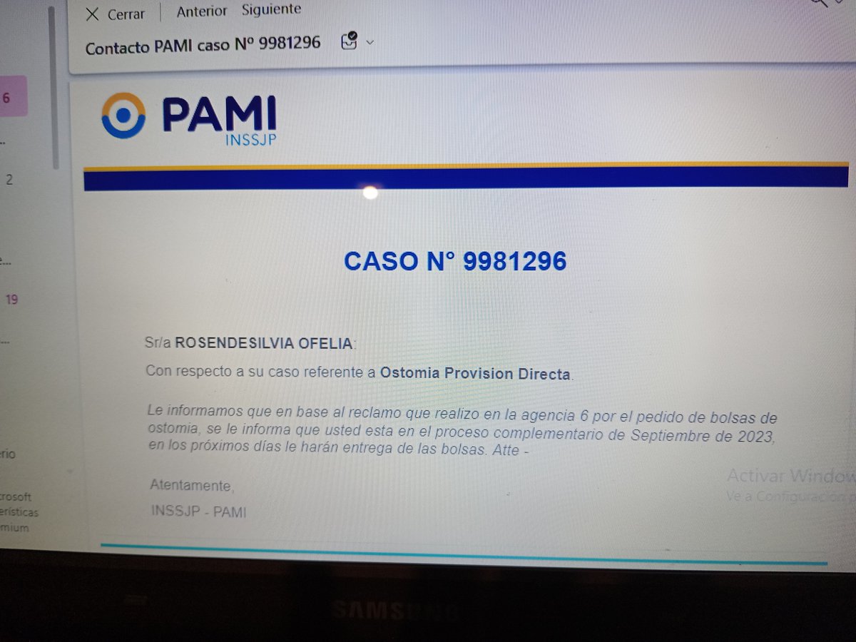 silros01's tweet photo. @PAMI_org_ar FELIZ DIA SI HACE 3 MESES QUE PAMI NO ME ENTREGA MIS BOLSAS DE COLOSTOMIA !!! ESTOY ENCERRADA EN MI CASA OPERADA 2 VECES DE CANCER Y UDS FESTEJANDO QUE ???? ENTREGUEN MIS BOLSAS HOY ES 20 DE SEP , Y ..??? DONDE ESTN MIS BOLSAS PAMI VERGUENZA !!! https://t.co/gk06QwsGCd