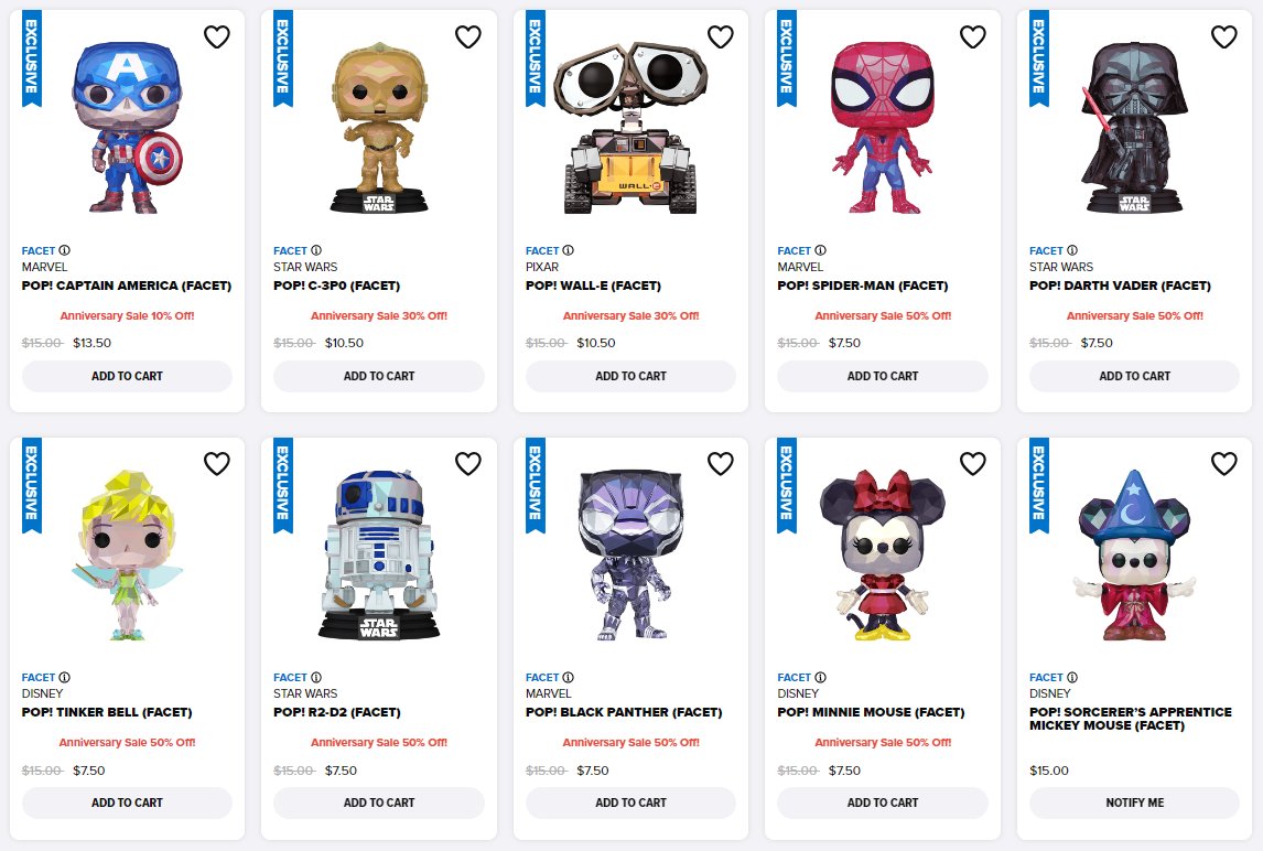 Up to 50% Off Select Funko Pop! Facet #Ad #Funniversary #FunkoSale #Loungefly

finderz.info/3LwNl5n