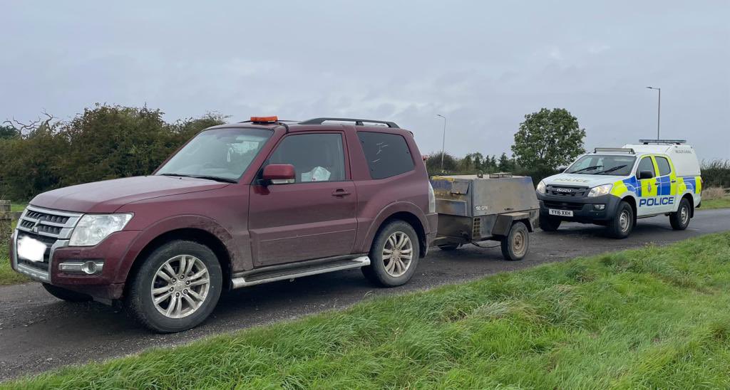 #RuralTaskForce work with national partner agencies to deter and detect #RuralCrime. A number of stop checks carried out today by officers from the Rural Task Force and @ukhomeoffice looking for stolen plant and agricultural machinery. 
#RuralCrimeActionWeek